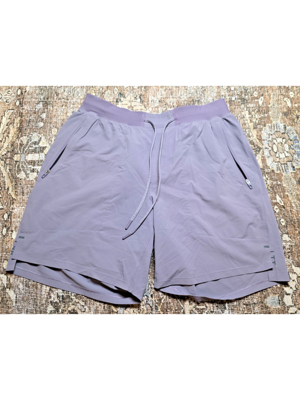Lululemon License To Train Shorts Mens Large Purple Linerless L98 Athleticwear